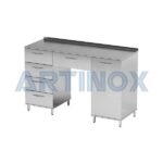 Стол AR-L01N - Металл в полимере